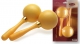 Stagg  MRP-19YW Pair of Plastic Maracas yellow