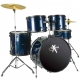 Axess  A2522 22" Fusion 5-Shell Set wine red