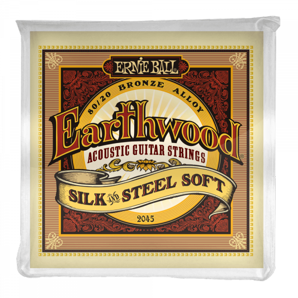 Buy Ernie ball Folk 6 2045 Earthwood Silk Steel 011 052 set