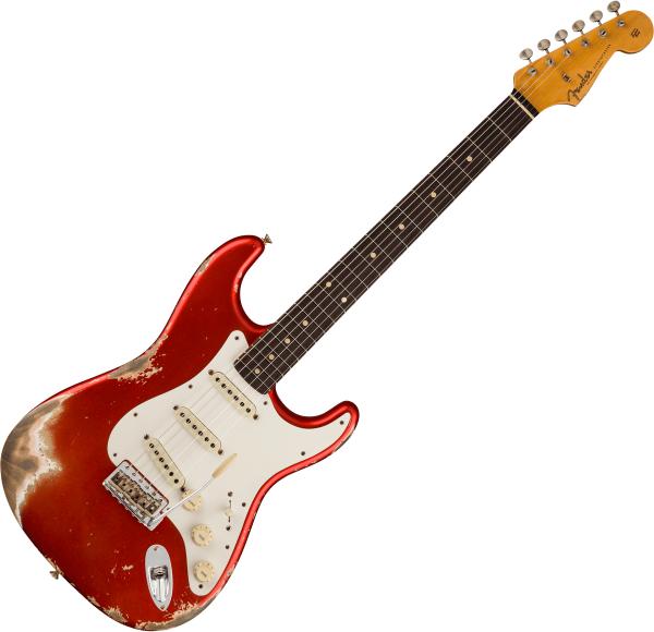 cherry red fender strat