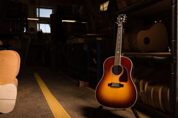 Buy Gibson J 45 Deluxe Sunset Sunburst Euroguitar