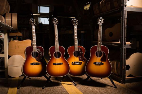 Buy Gibson J 45 Deluxe Sunset Sunburst Euroguitar