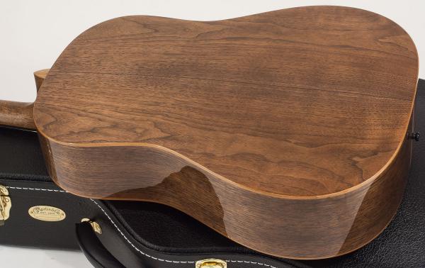 black walnut acoustic guitar