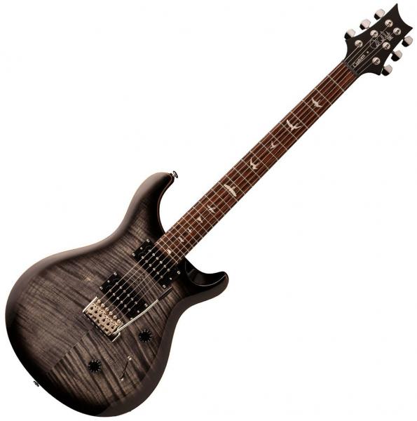 prs se custom 24 charcoal burst 2020