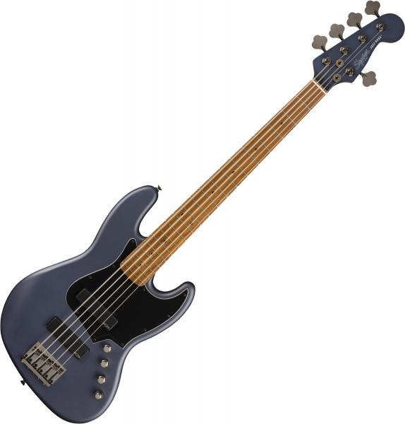 Buy Squier Fsr Contemporary Active Jazz Bass Hh V Ltd Midnight Satin Euroguitar